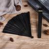 Black Silk Folding Fan Chinese Style Hand Held Bamboo Fans Ribs Home Party Decoration Dance Props Desktop Ornament Gifts