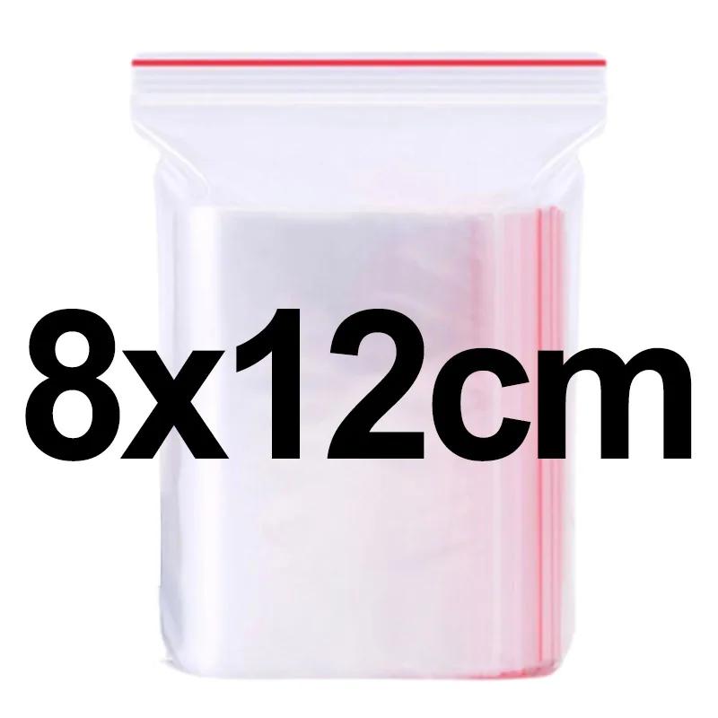 Прозрачные герметичные пакеты с застежкой-молнией, пластиковые вакуумные пакеты для хранения небольших ювелирных изделий, кухонная упаковка для еды, многоразовый герметичный пакет для дома