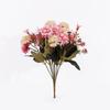 15 Flowers Gifts Home Decoration Party Supplies Floral Arrangement Lifelike Plants Silk Daisy Artificial Hydrangea