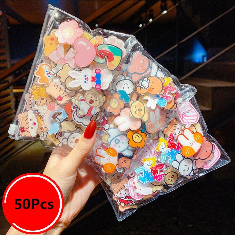 10/20/30/40/50Pcs Acrylic Animal Cartoon Badges Pins Diversity Random Badges Personalized Trendy Pins For Backpacks Clothes Bag