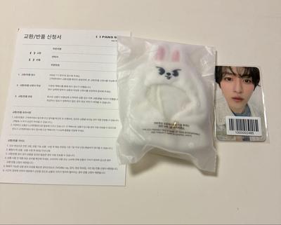 [Б/У] Товары для встречи с ручкой Stray Kids Рено Ливитт Накидка Плюшевая игрушка 10 см