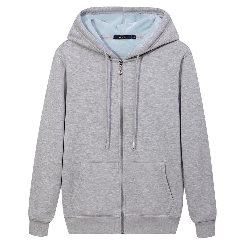 Autumn and Winter Plus Men's Casual Fashion Sports Zipper Hoodies