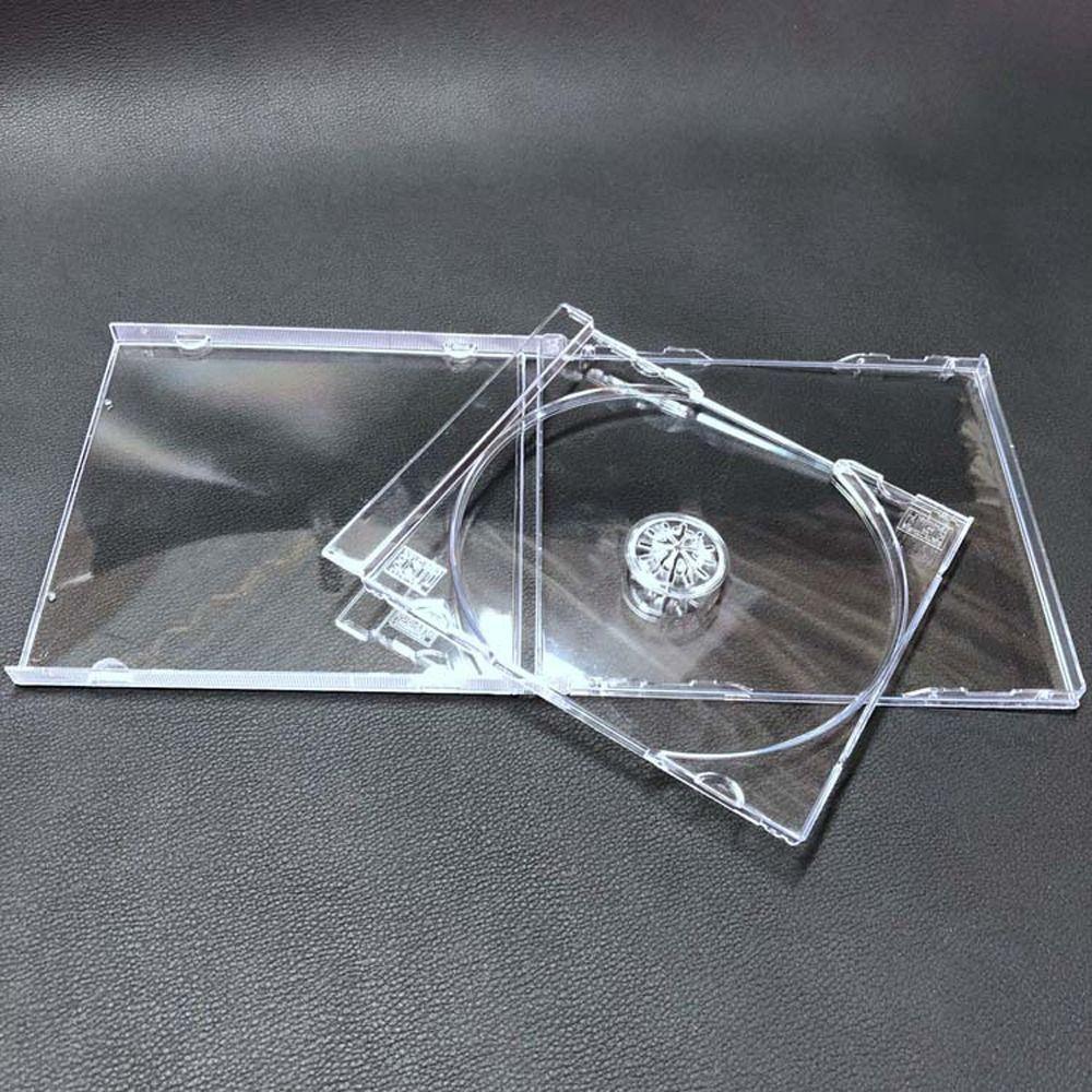 Anti-scratch CD Protective Case Translucency Single Disc Storage Album Box Disc CD Box  DVD Case