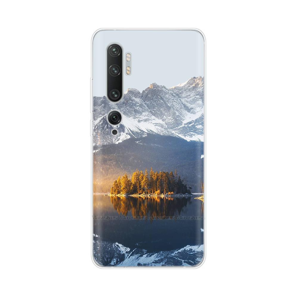 Для Xiaomi Mi Note 10 Чехол Милый Расписной Мягкий Силиконовый Чехол-накладка Для Xiaomi Mi Note10 Pro Lite 10lite Прозрачные Чехлы для Телефона Фундас