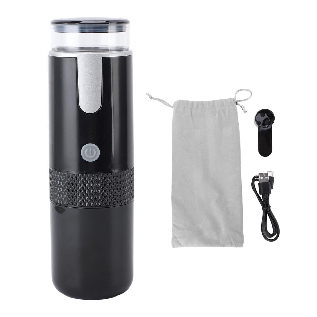 Portable Coffee Machine for Coffee Capsules Ground Coffee USB Rechargeable Cordless Electric