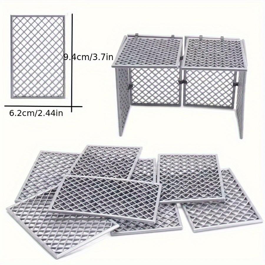 4 шт. MOC DIY База времен Второй мировой войны Колючая проволока Сетка Изоляционная сетка для города SWAT Конструктор Модель из кирпичиков Набор