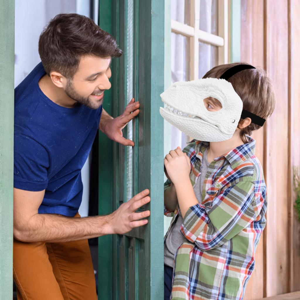 DIY маска динозавра подарки карнавальные подарки маска ребенок синий аксессуары динозавра