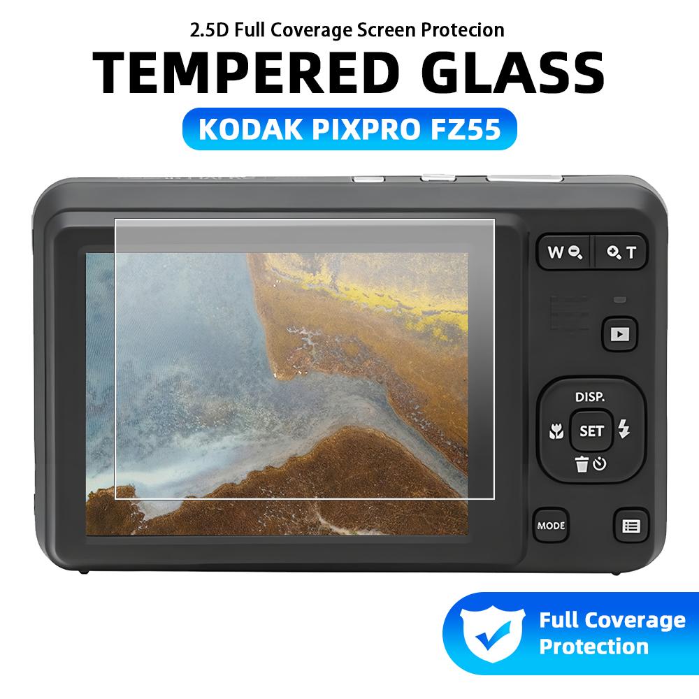 Закаленное стекло 9H для KODAK PIXPRO FZ55, Защитная пленка для экрана, HD, Прозрачная, Прочная, Защита от царапин, Аксессуары для камеры