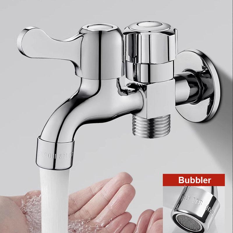 Washing Machine Tap Mop pool Faucet Interface Double Ended Brass Faucet Mop Pool Expansion Faucet Bathroom Accessories