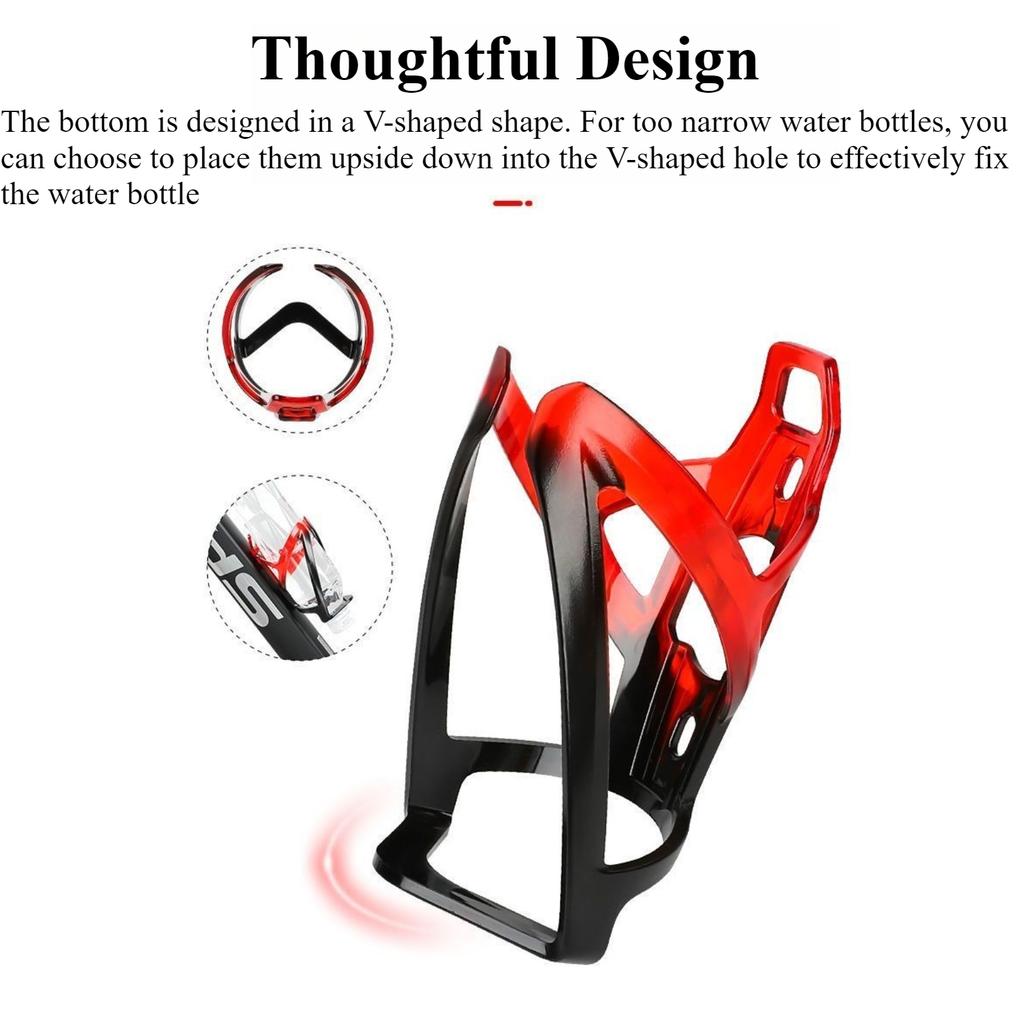 Gradient Color Bottle Cages Bicycle Water Bottle Holder MTB Road Bicycle Lightweight Cycling Bottle Bracket Bicycle Accessories