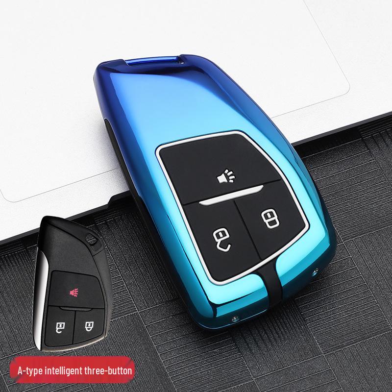 Buick Encore-S Key Case: Fashionable Car Key Bag with Buckle and Remote Shell Design