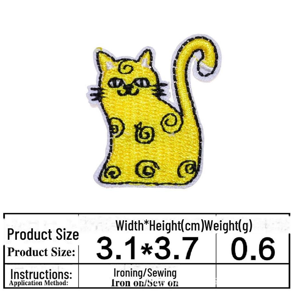 Нашивки с изображением животных для украшения детской одежды