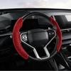 2Pcs Soft Car Steering Wheel Cover Plush Steering Wheel Protector Auto Steering Cover  General