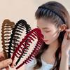 Flocking Wave Shaped Non-Slip Hair Hoop All-Match Velvet Hair Band Headband For Women Girl Hair Accessories Headwear