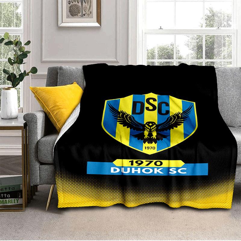 Duhok Sports Club Emblem Blanket Suitable for Sofas, Beds, Offices, And Camping - Perfect Gift for Halloween Christmas