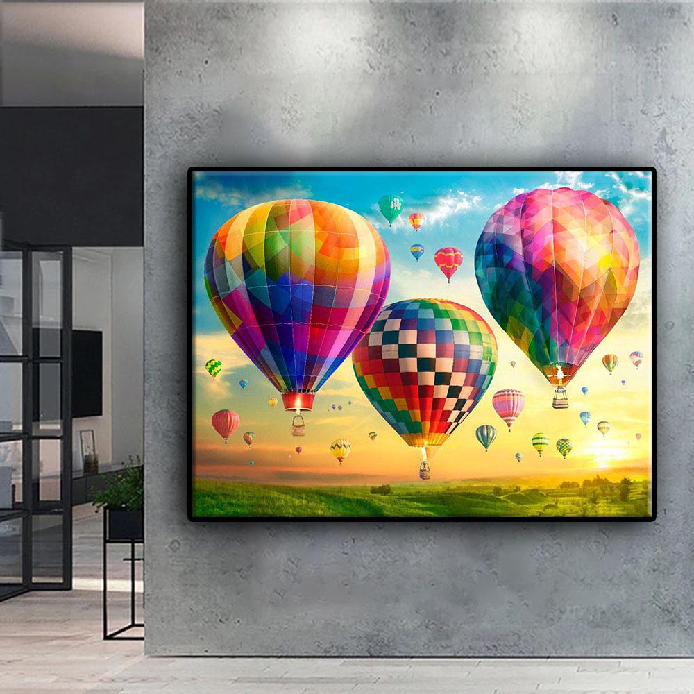 Diamond Embroidery Hot Air Balloon 5D DIY Diamond Painting Cross Stitch Rhinestone