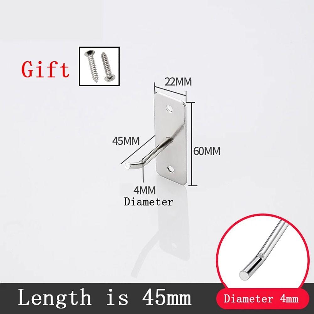 1Pcs Hardware Tool Single Line Hook Display Lewelry Hole Board Hook New Wall Hook