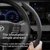Подходит для Toyota Противоскользящая Пряжка Сегментированная Замшевая Накладка на Руль Подходит для Yaris Auris Chr Corolla Rav4 Hilux Wish Roomy Aqua Probox Prius