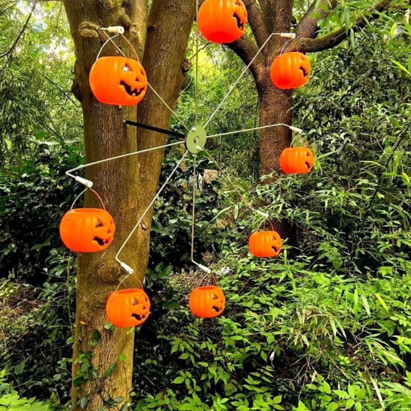 Кормушка для птиц в стиле колеса обозрения с вращающимся механизмом. Идеально подходит для наблюдения за птицами на заднем дворе и в качестве декора для сада.