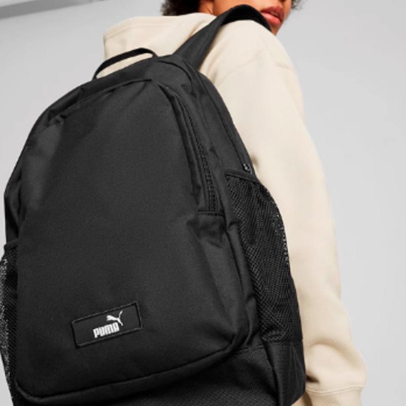 New PUMA Fabric Backpack Large Size Unisex Black 091376-01