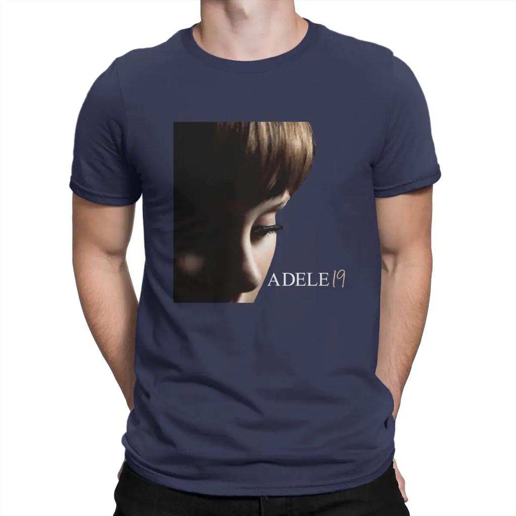 Fan Men T Shirts A-Adele Singer Cool Tee Shirt Short Sleeve Crew Neck T-Shirts Pure Cotton Gift Idea Clothing