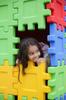 King large educational blocks - blue