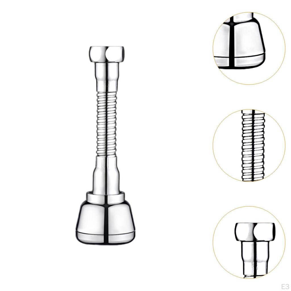 Вращающийся удлинитель для смесителя Регулируемый душ и режимы пузырьков Замена для ванной комнаты