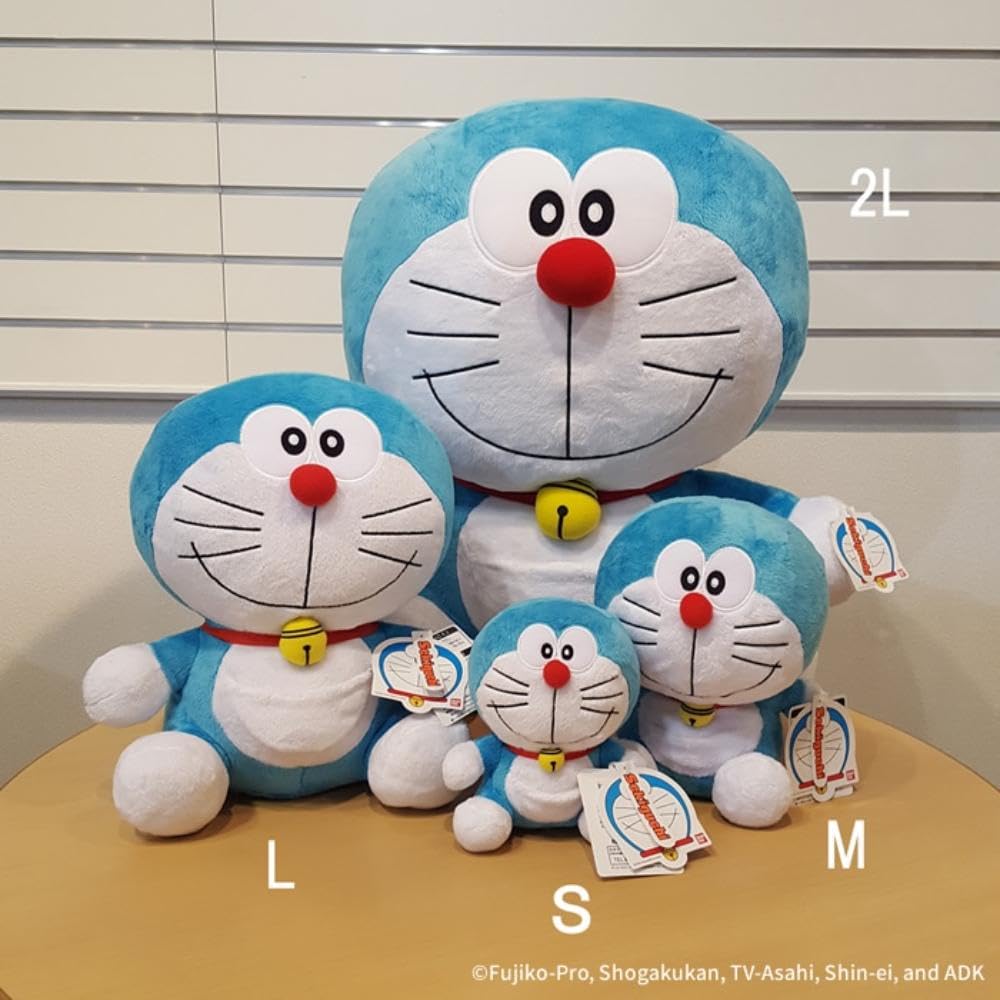 Sekiguchi Doraemon Plush Toy M 695393 Size H24 X W18 X D16cm (approx.)