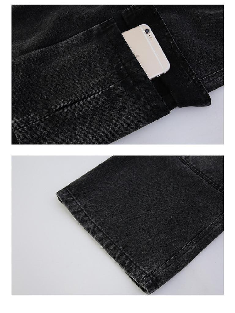 Джинсы карго на флисовой подкладке для девочек, зима 2025