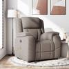 VidaXL Reclining Massage Chair Taupe Fabric, Massage Chair, Armchair, Sofa Armchair, Office Chair of 4015717