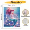 Disney Цифровая масляная живопись Русалочка DIY ручная роспись раскраска домашний декор подарок для декора стен взрослые наборы для творчества 130