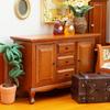 1:12 Dollhouse Miniature Storage Cabinet Three-Layer Drawer Chest Furniture Home Model Decor Toy Doll House Accessories