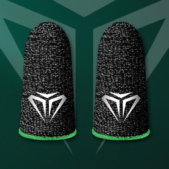 1 пара S02 Напальчники Чувствительные Дышащие Потостойкие Перчатки-напальчники с сенсорным экраном для игры PUBG Mobile