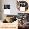 Настенный календарь на 2026 год, Календарь на забавную тему, Забавный подарок для общения, Идеальный выбор для домашнего использования.