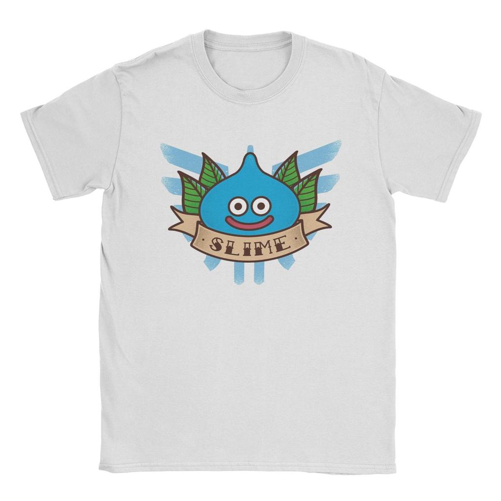 Футболки Slime Dragon Quest для мужчин Хлопковая юмористическая футболка с круглым вырезом Футболка с коротким рукавом Топы Идея для подарка