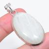 Natural Moonstone Gemstone 925 Sterling Silver Jewelry Pendant 2.09" O9M53