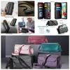 Для Samsung Galaxy Series A12 A13 A71 S20 S21 S22 S23 S24 S25 Z Fold3 Z Fold4 Z Fold5 Z Fold6 Многофункциональная сумка для хранения из искусственной кожи через плечо для телефона