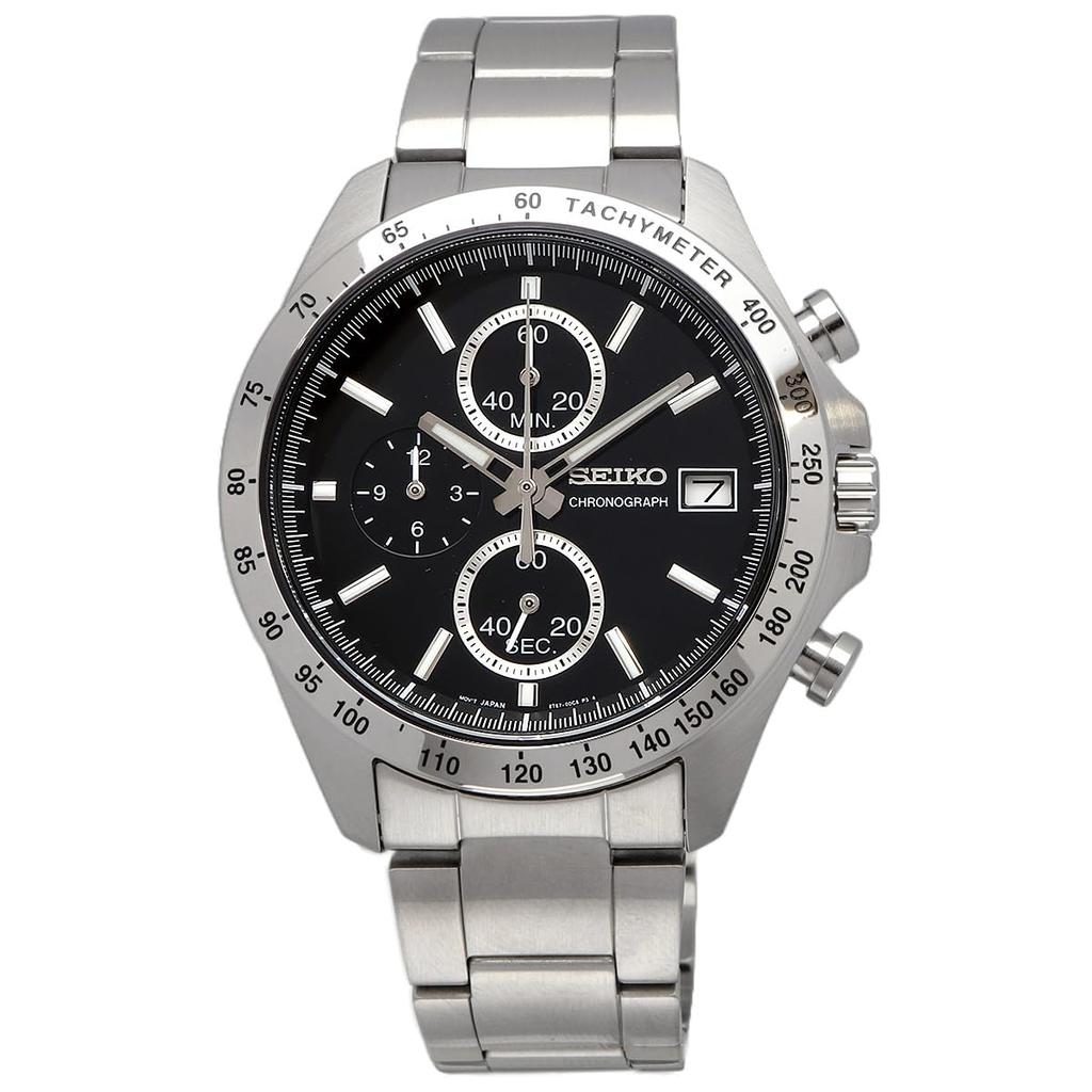 SEIKO Second Chronograph Quartz CHRONOGRAPH QUARTZ Watch SBTR005 Black 1/5 Мужские []