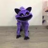 Purple Cat Doll Blue Elephant Plush Toy