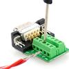 2pcs DB9pin Serial Port Terminal Adapters 9Pin Male and Female Solderless Industrial Contacts Connectors