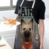 Кухонный фартук, эскиз, одежда для мопса, собаки, кошки, хлопковые льняные фартуки без рукавов с принтом для мужчин и женщин, таблетка для уборки дома Delantal