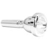 Trombone Mouthpiece, 12.7mm Tuba Mouthpiece Replacement for Classic Musical Metal Tenor Trombone (Silver)