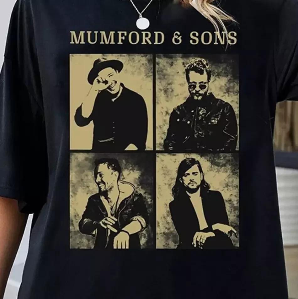 NEW Mumford and Sons Band Members Heavy Cotton Black S-5XL T Shirt TT519 Unisex T-Shirt