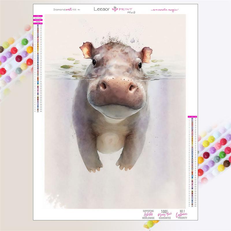 Мультфильм животное алмазная живопись милый коала панда носорог лиса лев наборы для вышивки крестом полная алмазная вышивка мозаика домашний декор подарок