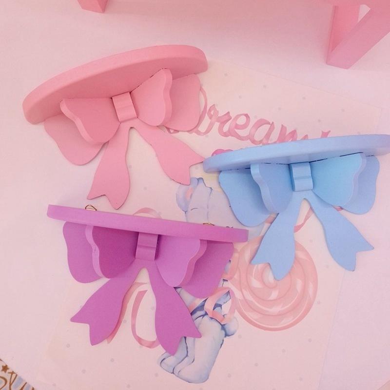 Полки для украшения бантов, деревянная настенная стойка для хранения, украшения для детской комнаты, органайзер, держатель, настенная полка, декоративная рамка