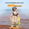 "High-End Waterproof Kids' Wading Pants with Attached Rain Boots for Fishing and Water Play"