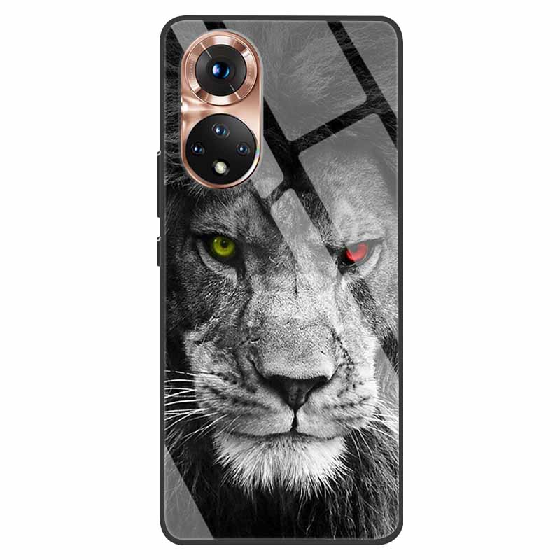 Роскошный чехол для Huawei Honor 50 Чехол Закаленное Стекло Чехол для Телефона Huawei Honor 50 Honor50 6.57" Coque Сумка Модный Бампер