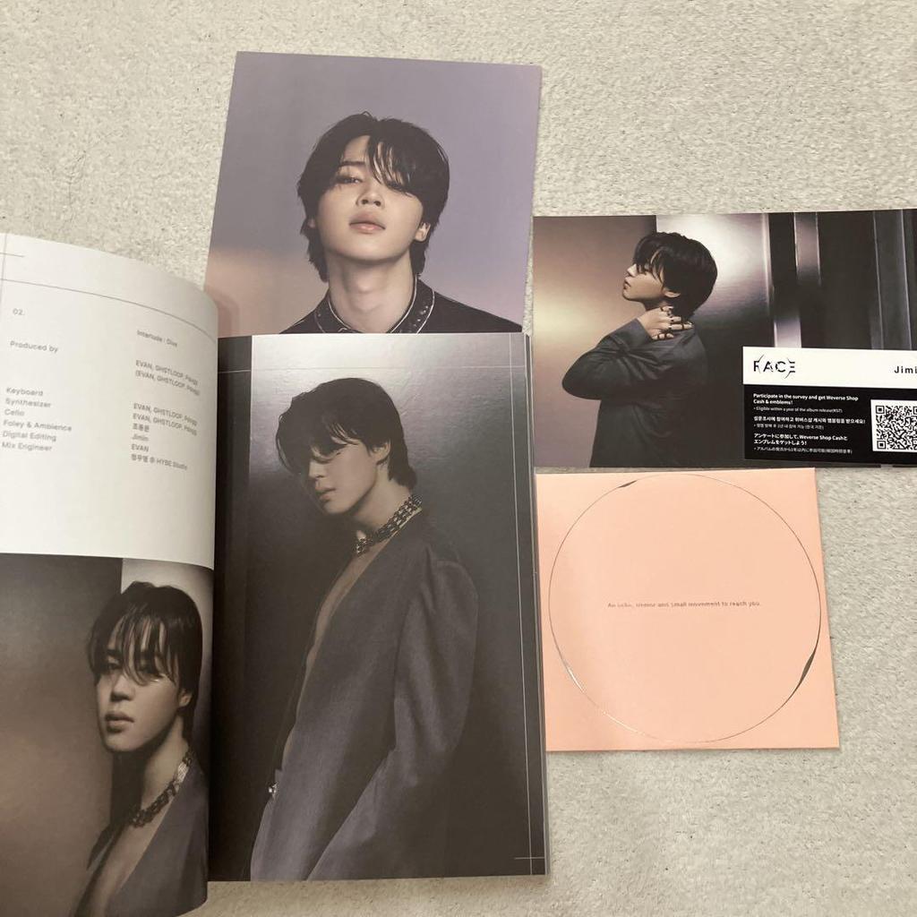 [Б/У] Фотокнига BTS Jimin Me, Myself FACE CD Set