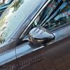 For MG3 Hybrid 2024 2025  ABS carbonfiber black Car Rearview Door Side Mirror Trim Rearview Mirror Rain Shield Cover Accessories