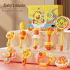 Newborn Educational Rattle Toy: 0-3 Months - Teething, Head Lifting & Grasping Sand Hammer